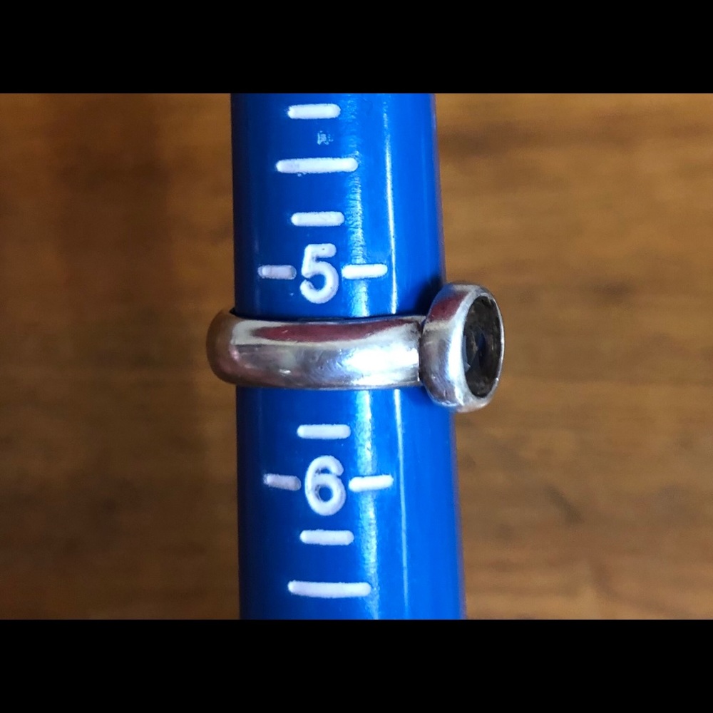 BOMA Silver Ring Faceted Stone - Picture 4 of 5